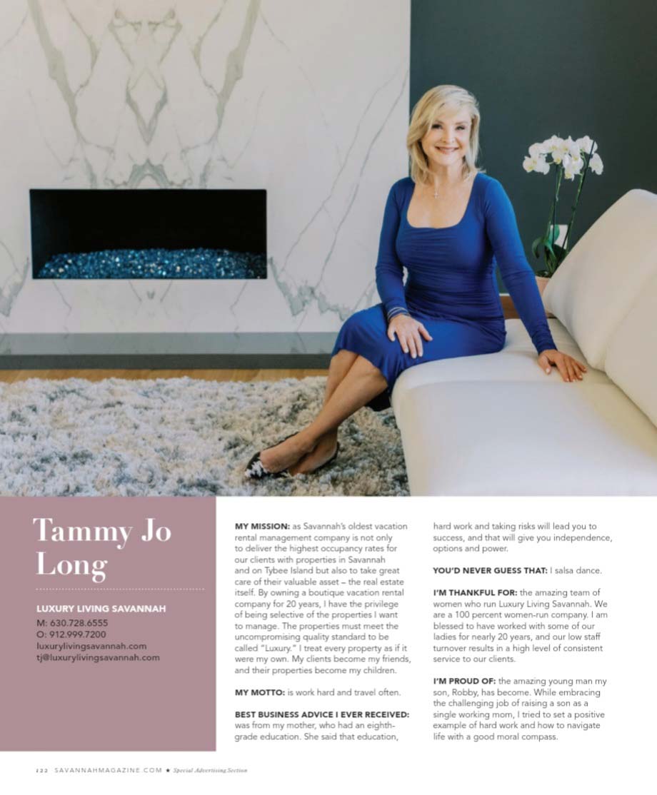 Featured in Savannah Magazine